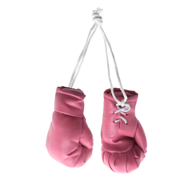 Mini Boxing Gloves Miniature Punching Gloves Car Hanging Pendant Boxing Gloves Model Decoration Rearview Mirrors Styling